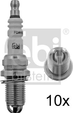 Febi Bilstein 13503 - Свеча зажигания abcparts.ee