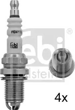 Febi Bilstein 13529 - Свеча зажигания abcparts.ee