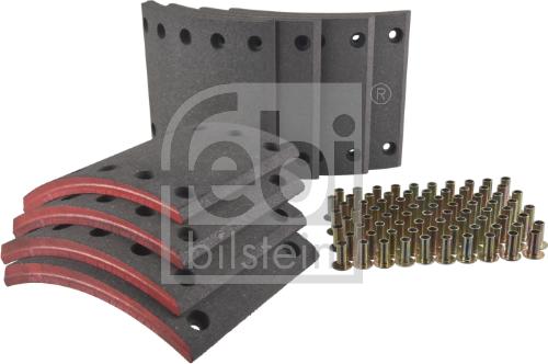 Febi Bilstein 172078 - Тормозные накладки, барабанный тормоз abcparts.ee