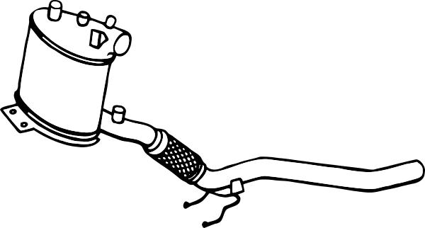 Fenno P9844DPF - Сажевый / частичный фильтр, система выхлопа ОГ abcparts.ee