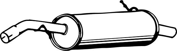 Fenno P46002 - Глушитель выхлопных газов, конечный abcparts.ee