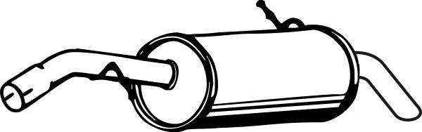 Fenno P4621 - Глушитель выхлопных газов, конечный abcparts.ee