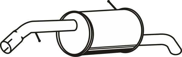 Fenno P4623 - Глушитель выхлопных газов, конечный abcparts.ee