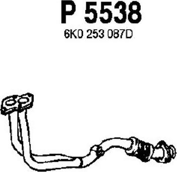 Fenno P5538 - Труба выхлопного газа abcparts.ee