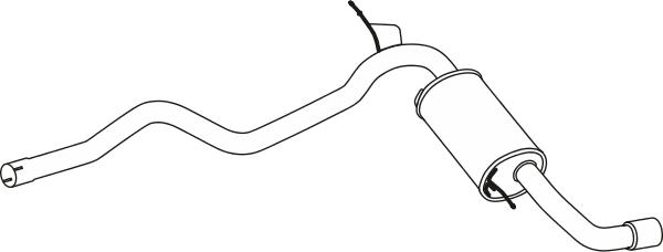 Fenno P14020 - Глушитель выхлопных газов, конечный abcparts.ee