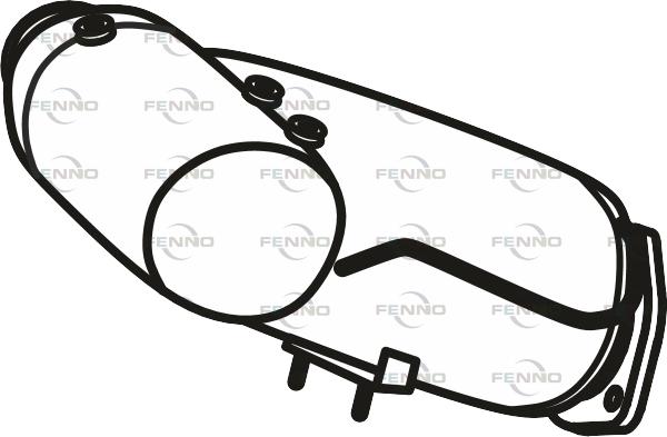 Fenno P8969DPF - Сажевый / частичный фильтр, система выхлопа ОГ abcparts.ee