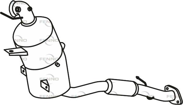 Fenno P8910DPF - Сажевый / частичный фильтр, система выхлопа ОГ abcparts.ee