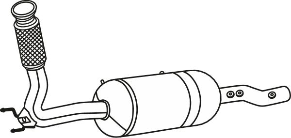 Fenno P8880DPF - Сажевый / частичный фильтр, система выхлопа ОГ abcparts.ee