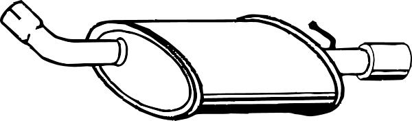 Fenno P3068 - Глушитель выхлопных газов, конечный abcparts.ee