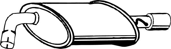 Fenno P3067 - Глушитель выхлопных газов, конечный abcparts.ee