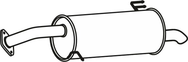 Fenno P31094 - Глушитель выхлопных газов, конечный abcparts.ee