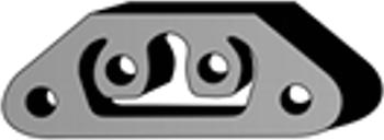 Fenno X30102 - Кронштейн, втулка, система выпуска ОГ abcparts.ee