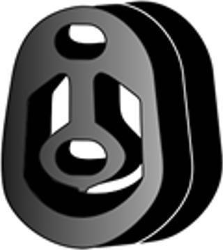 Fenno X30107 - Кронштейн, втулка, система выпуска ОГ abcparts.ee