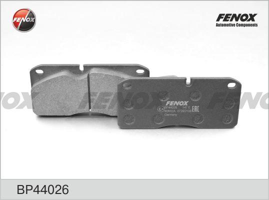 Fenox BP44026 - Тормозные колодки, дисковые, комплект abcparts.ee