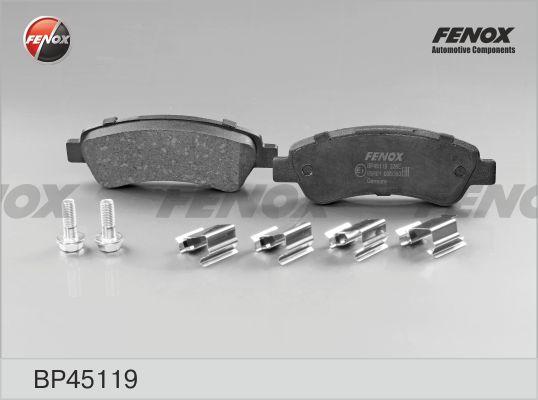 Fenox BP45119 - Тормозные колодки, дисковые, комплект abcparts.ee