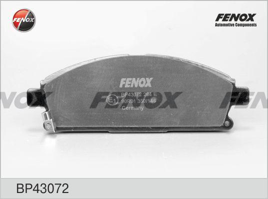 Fenox BP43072 - Тормозные колодки, дисковые, комплект abcparts.ee