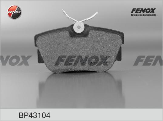 Fenox BP43104 - Тормозные колодки, дисковые, комплект abcparts.ee