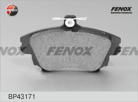 Fenox BP43171 - Тормозные колодки, дисковые, комплект abcparts.ee