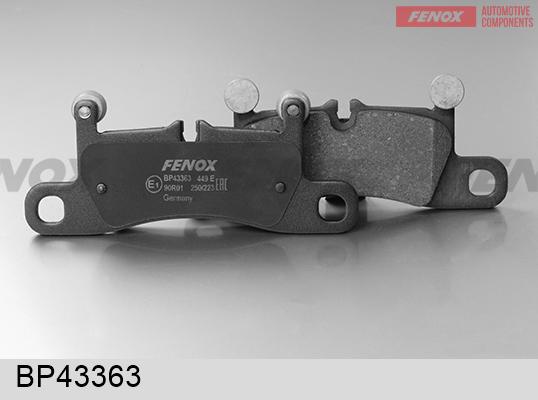 Fenox BP43363 - Тормозные колодки, дисковые, комплект abcparts.ee