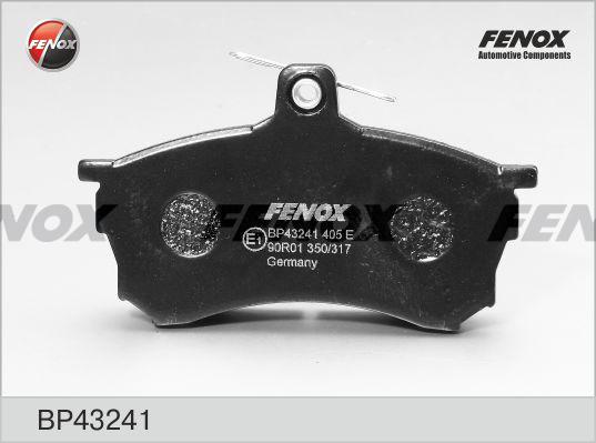 Fenox BP43241 - Тормозные колодки, дисковые, комплект abcparts.ee