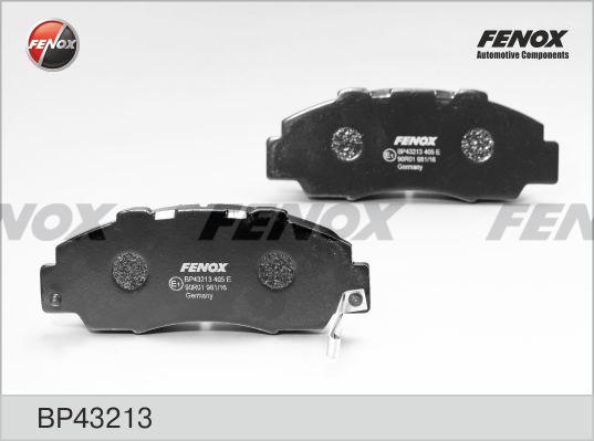 Fenox BP43213 - Тормозные колодки, дисковые, комплект abcparts.ee