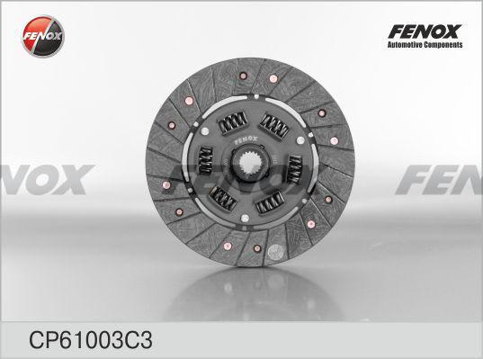 Fenox CP61003C3 - Диск сцепления, фрикцион abcparts.ee