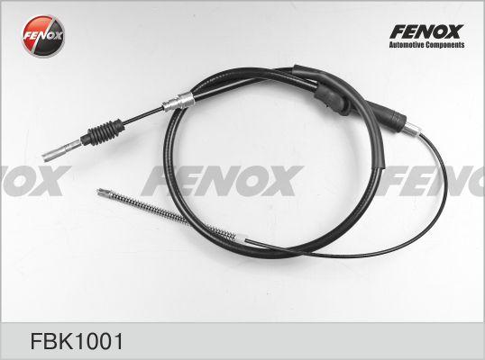 Fenox FBK1001 - Тросик, cтояночный тормоз abcparts.ee