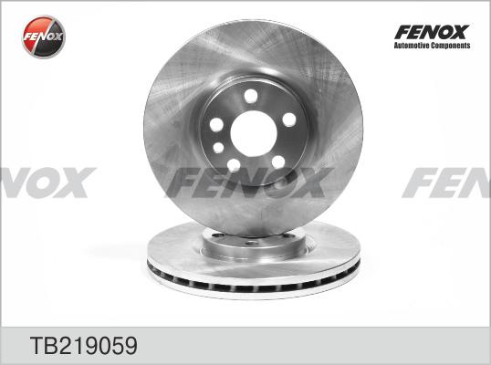 Fenox TB219059 - Тормозной диск abcparts.ee