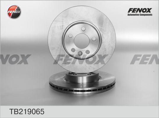 Fenox TB219065 - Тормозной диск abcparts.ee