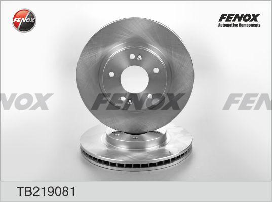 Fenox TB219081 - Тормозной диск abcparts.ee