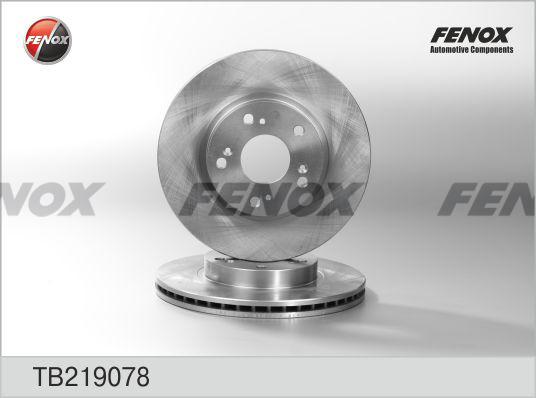 Fenox TB219078 - Тормозной диск abcparts.ee