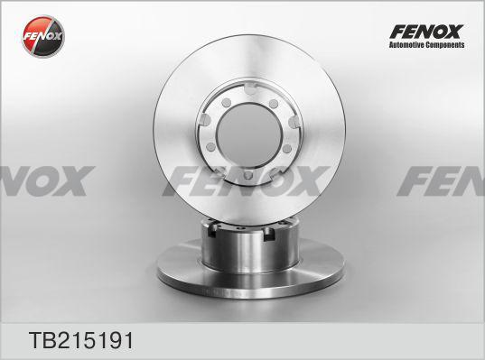 Fenox TB215191 - Тормозной диск abcparts.ee