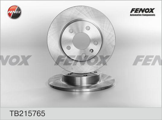 Fenox TB215765 - Тормозной диск abcparts.ee
