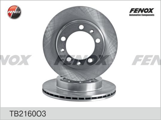 Fenox TB2160O3 - Тормозной диск abcparts.ee