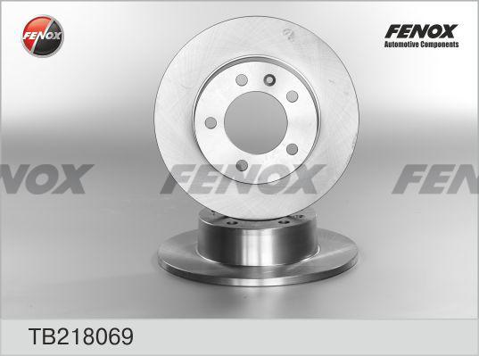 Fenox TB218069 - Тормозной диск abcparts.ee
