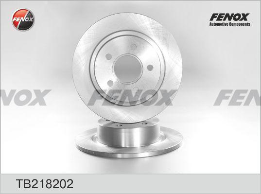 Fenox TB218202 - Тормозной диск abcparts.ee