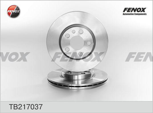 Fenox TB217037 - Тормозной диск abcparts.ee