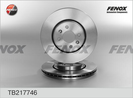 Fenox TB217746 - Тормозной диск abcparts.ee