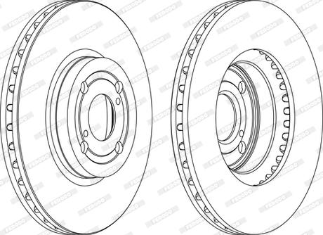 Ferodo DDF1461C-D - Тормозной диск abcparts.ee