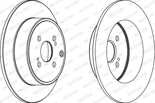 Ferodo DDF1421C - Тормозной диск abcparts.ee