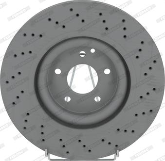 Ferodo DDF1650C-1 - Тормозной диск abcparts.ee