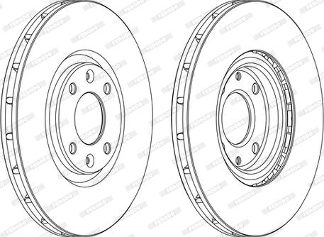 Ferodo DDF1676C-D - Тормозной диск abcparts.ee