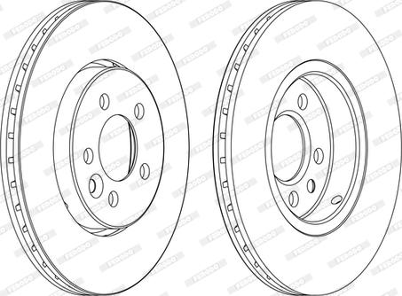 Ferodo DDF1080C - Тормозной диск abcparts.ee