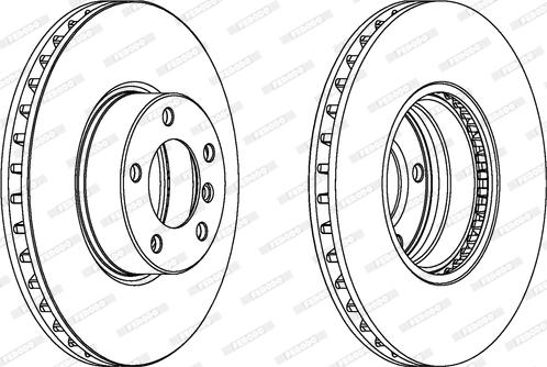 Ferodo DDF1202 - Тормозной диск abcparts.ee