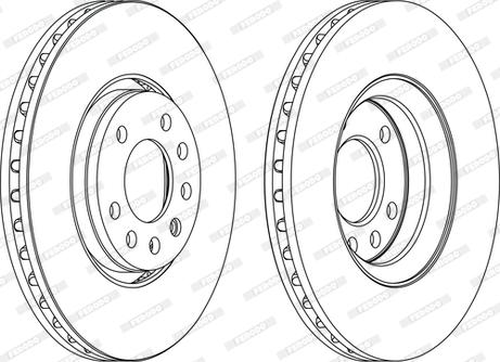 Ferodo DDF1215C - Тормозной диск abcparts.ee