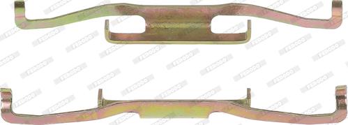 Ferodo FBA444 - Комплектующие для колодок дискового тормоза abcparts.ee