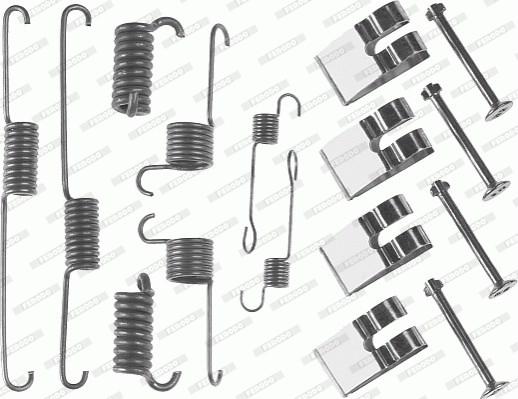 Ferodo FBA45 - Комплектующие, барабанный тормозной механизм abcparts.ee