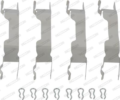 Ferodo FBA405 - Комплектующие для колодок дискового тормоза abcparts.ee