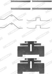 Ferodo FBA428 - Комплектующие для колодок дискового тормоза abcparts.ee