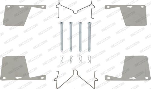 Ferodo FBA423 - Комплектующие для колодок дискового тормоза abcparts.ee